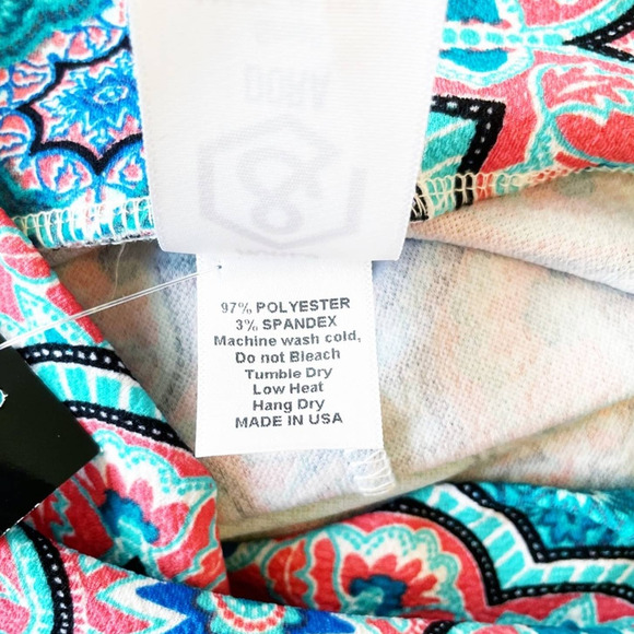 NEW Agnes & Dora mosaic print slip on midi skirt S NEW WITH TAGS - Picture 8 of 13